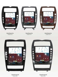 Autoradio Android 14 Écran Vertical 12,1 Pouces Maserati Quattroporte 2004-2012 CarPlay GPS