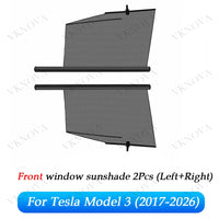 Pare-Soleil Latéral Tesla Model 3 Model Y Model X Store Enrouleur Vitres Avant Arrière