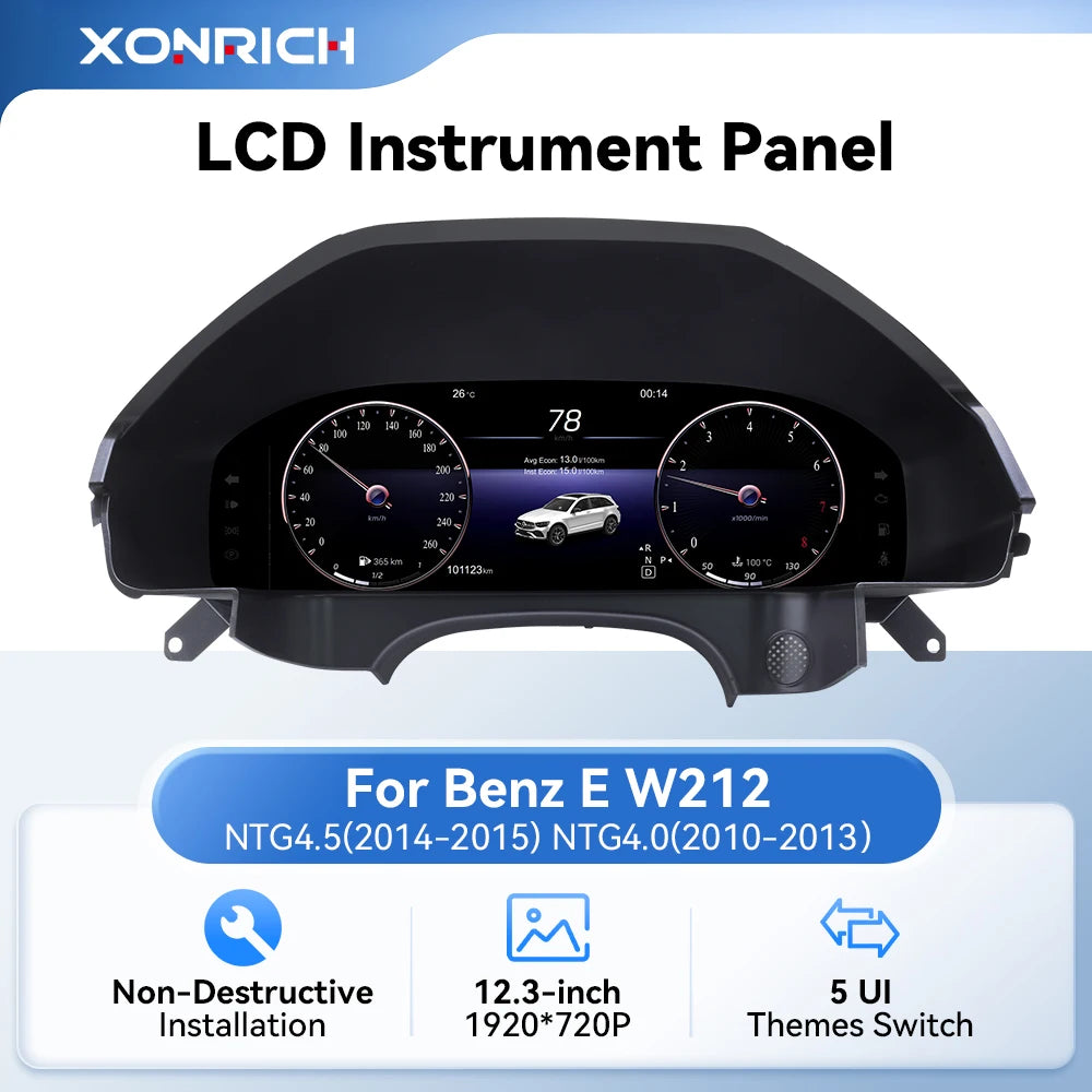Tableau de Bord Numérique Mercedes Classe E W212 2010-2015
