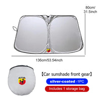 Pare-Soleil Pare-Brise Pliable Fiat 500 595 Abarth