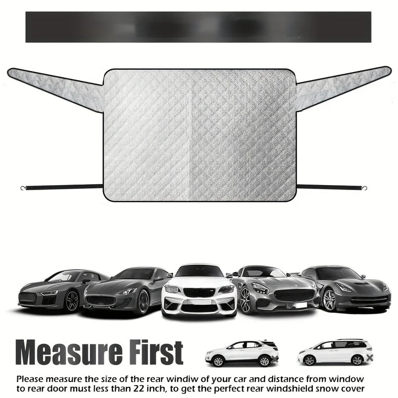 Housse de Protection Lunette Arrière Voiture Anti-Neige 140 x 80 cm