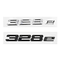 Emblème de Coffre BMW Lettres 316e, 318e, 320e, 330e, 530e, 740e, Noir Brillant ou Argent