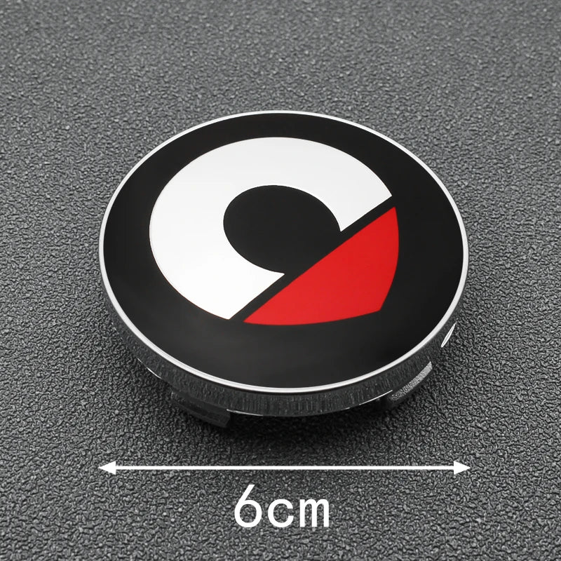 Cache-Moyeux Smart Fortwo Forfour 453 451 56mm 60mm — détail de finition