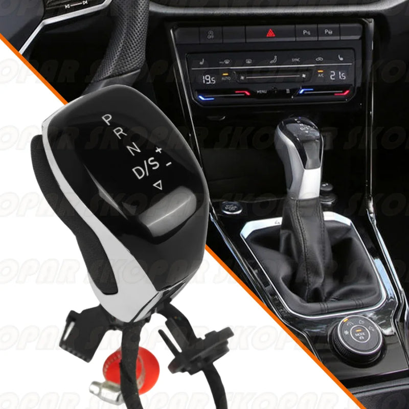 Pommeau de Vitesse Volkswagen Électronique à LED Boîte Automatique, Polo, T-Roc, Tiguan, Taigo, Caddy, Seat Tarraco