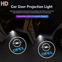 Projecteur Porte Opel Sans Fil, Lot de 2, Insignia Astra Mokka Vivaro OPC, 3 Motifs