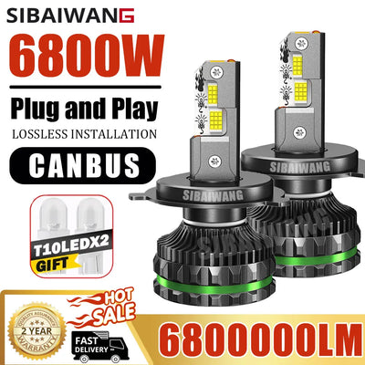 Ampoules LED Canbus H7 H4 H11 HB3 HB4 12V