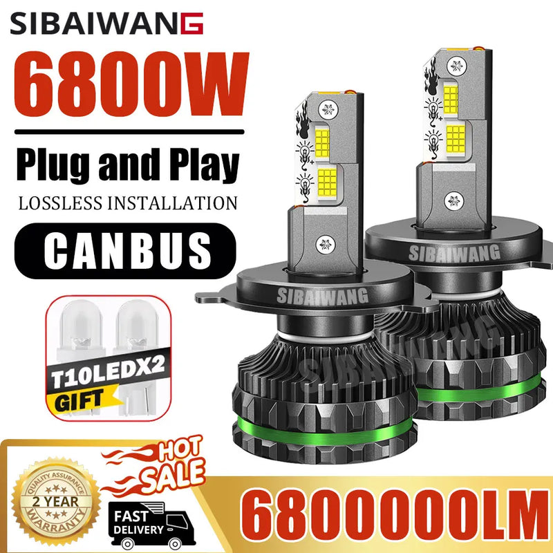 Ampoules LED Canbus H7 H4 H11 HB3 HB4 12V