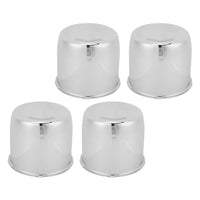 Cache-Moyeux Acier Chromé 108 mm Camion Remorque Camping-Car Lot de 4