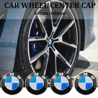 Cache-Moyeux BMW E90 F30 X5 56mm 68mm Emblème — vue de profil