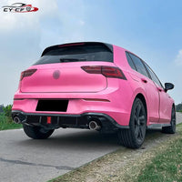Diffuseur de Pare-Chocs Arrière Volkswagen Golf 8 GTI R-Line 2020-2023 ABS Noir Brillant