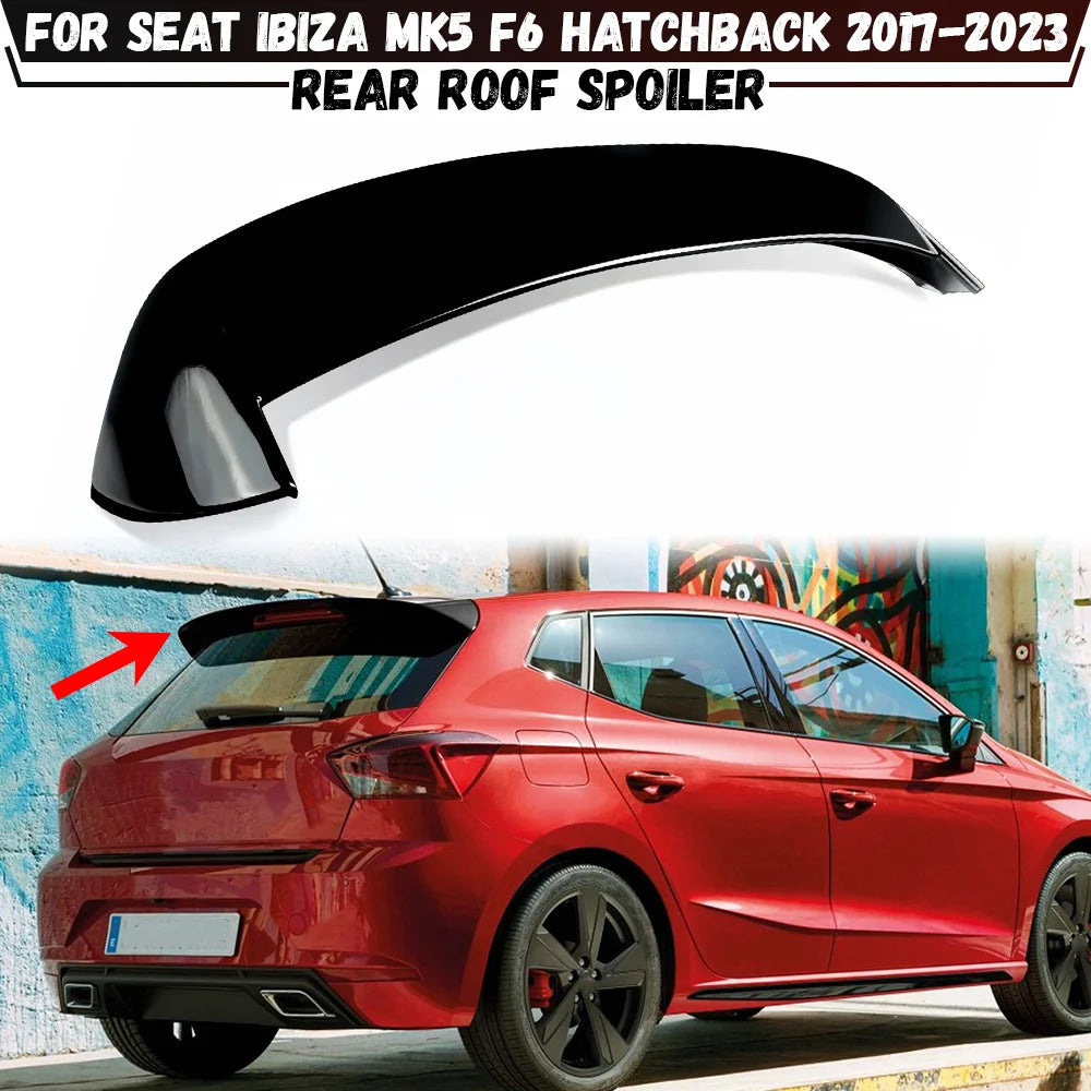 Becquet de Toit Seat Ibiza 6F 2017-2023 Noir Brillant