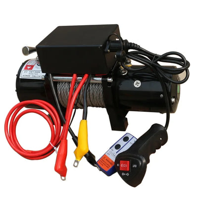 Treuil Électrique 3500 lbs 12V Kit Complet Guide-Câble