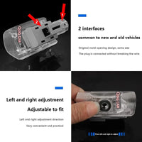 Projecteur de Porte LED Toyota Camry 2006 à Aujourd'hui Logo Lumineux Lumière de Bienvenue Lentille Verre 2 ou 4 Pièces
