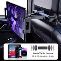 Support Téléphone Tablette SEAMETAL Siège Arrière Voiture