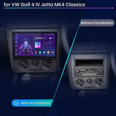 Autoradio Android Volkswagen Golf 4 Jetta MK4 1997-2003