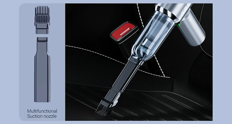 Powerful Cordless Car Vacuum Cleaner and Blower, 2-in-1 Wet and Dry