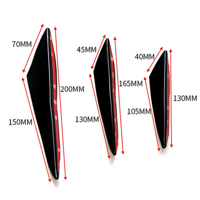 Lame Pare-Chocs Avant Universelle Aileron Diffuseur (6 Pièces)