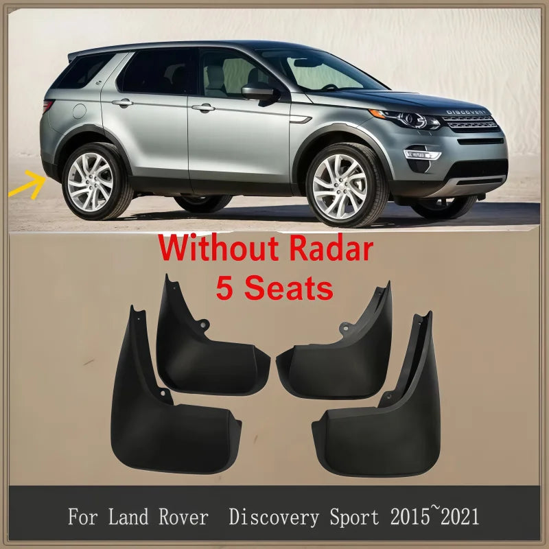 Bavettes Garde-Boue Land Rover Discovery Sport L550 2015-2019 Jeu de 4