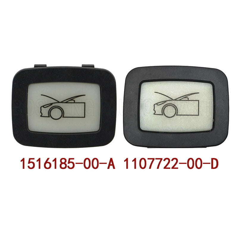 Bouton d'Ouverture de Capot d'Urgence Tesla Model 3 Model Y — vue de profil