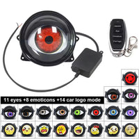 Phares LED Yeux de Diable 3 Pouces 33 Modes Télécommande