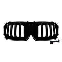Calandre BMW X1 iX1 U11 2023+ Noir Brillant LED Lumineuse Double ou Simple Ligne