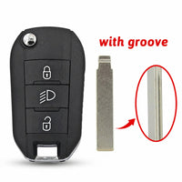 Coque de Clé Peugeot Expert Partner 308 508 Citroën C3 C4 Berlingo à Rabat 2 ou 3 Touches