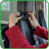 Car Seat Back Organizer Kick-Proof Protection 3 Pockets