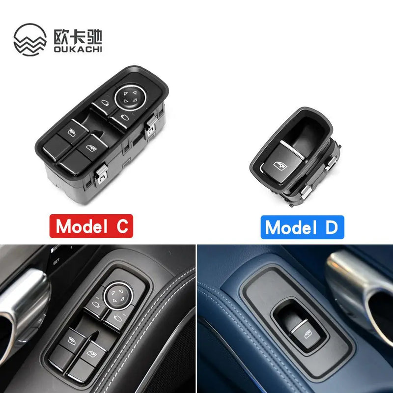 Bouton Lève-Vitre Porsche 911 991 718 Boxster Cayman 2012-2020 — détail de finition