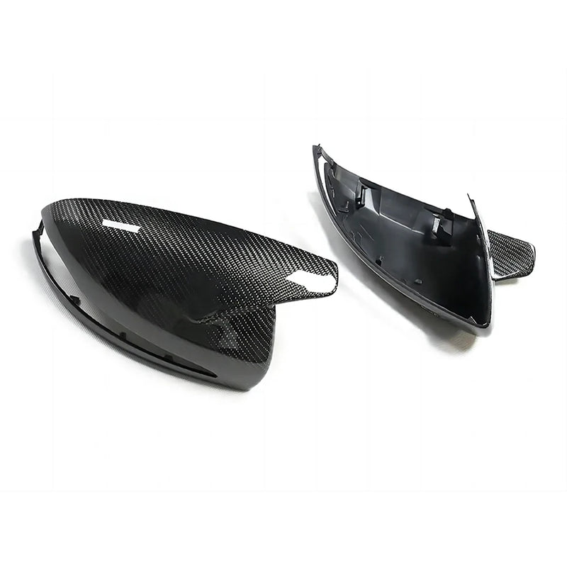 Coque de Rétroviseur Mercedes GLC X253, EQA, EQB X243, EQC N293 en Carbone Véritable de Remplacement, Sec, Forgé ou Liseré Rouge