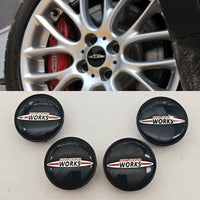 Cache-Moyeu Mini Cooper S John Cooper Works JCW One R50 R52 R53 R55 à R61 54 mm Lot de 4