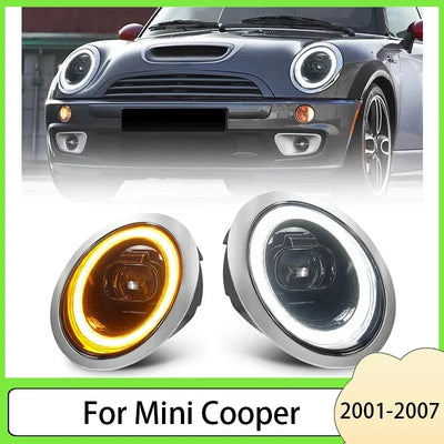 Phares LED BMW Mini Cooper R50 R52 R53 2001-2007