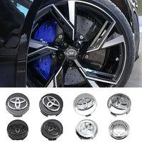 Cache-Moyeux Toyota Corolla Camry Yaris RAV4 57mm 62mm — détail de finition