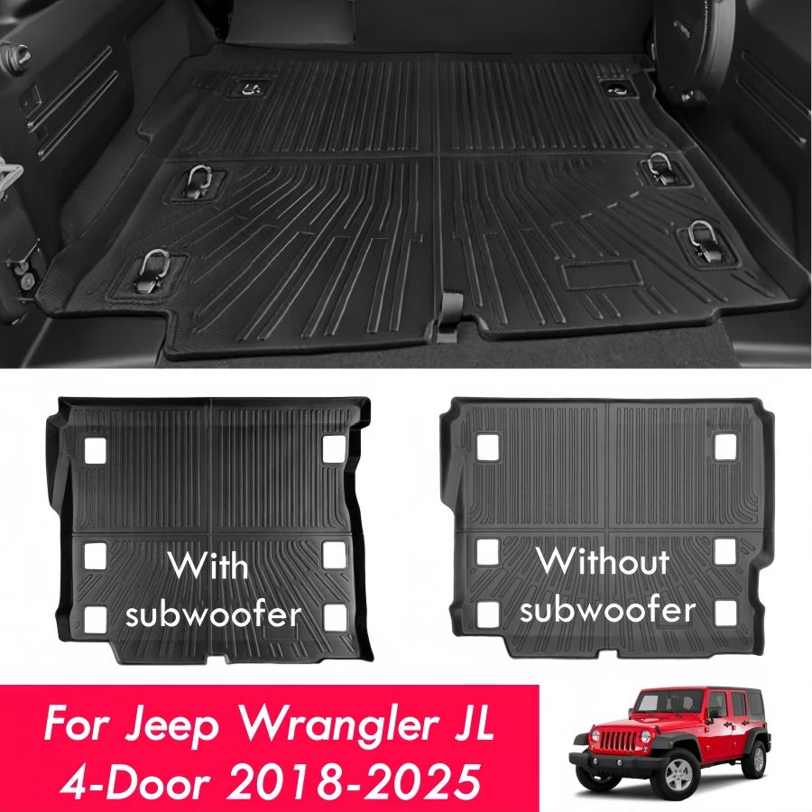 Tapis de Coffre Jeep Wrangler JL 4 Portes TPE