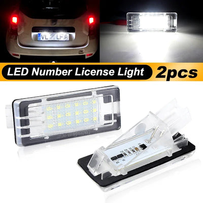 Éclairage de Plaque LED Dacia Duster 12V