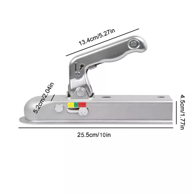 Tête d'Attelage 50 mm Acier Pressé 750 kg