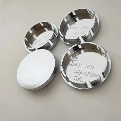 Cache-Moyeux Universels 56mm ABS Noir ou Argent