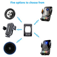 Support Téléphone BMW Série 3 E90 E92 E93 2005-2012 avec Chargeur Sans Fil Magnétique Compatible MagSafe
