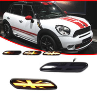 Clignotants Latéraux LED Dynamiques Mini Cooper R60 Countryman R61 Paceman 2011-2016 Union Jack Ambre
