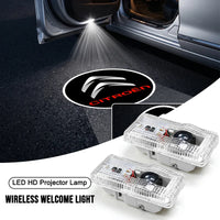 Projecteur Porte Citroën, Lot de 2, Plug and Play, Lentille Verre HD, C3 C4 C5 C6 Picasso Cactus DS3