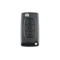 Coque de Clé Peugeot Citroën Pliante à Rabat 2 3 ou 4 Touches 207 307 308 407 607 807 C2 C3 C4 C5 C6