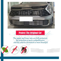 Calandre Kia Sportage NQ5 2024-2025, Filets Anti-Insectes Inox pour Grille Avant, 2 Pièces