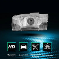 Projecteur de Porte LED Toyota Camry 2006 à Aujourd'hui Logo Lumineux Lumière de Bienvenue Lentille Verre 2 ou 4 Pièces