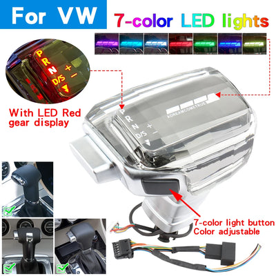 Pommeau Vitesse Cristal LED VW Audi Skoda Auto