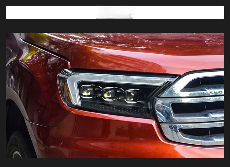 Phares LED Ford Ranger T7 2016-2021 Everest Paire Avant Éclairage de Jour DRL