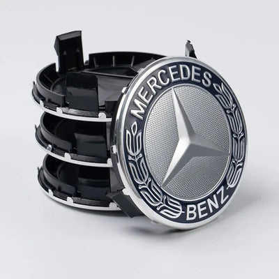 Cache-Moyeux Mercedes AMG 75mm Emblème Relief