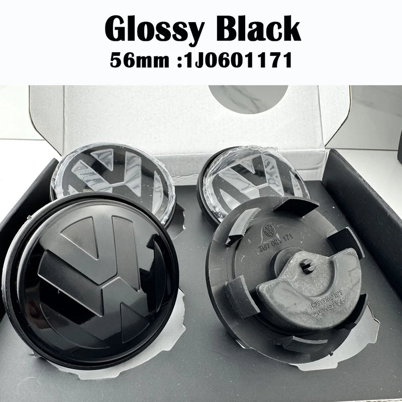 Cache-Moyeux Volkswagen Golf Jetta Passat CC 56mm 65mm — exemple de montage
