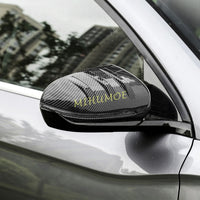 Coques de Rétroviseur BYD Atto 3, Seal U, Sealion 5 et 6, Song Plus 2022-2026 Aspect Carbone à Ailettes, Paire