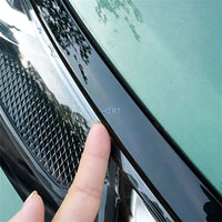 Calandre BYD Atto 3 Evo 2026 Bandeau Supérieur et Sourcils d'Optiques Style Racing, Kit 3 Pièces Aspect Carbone ou Noir