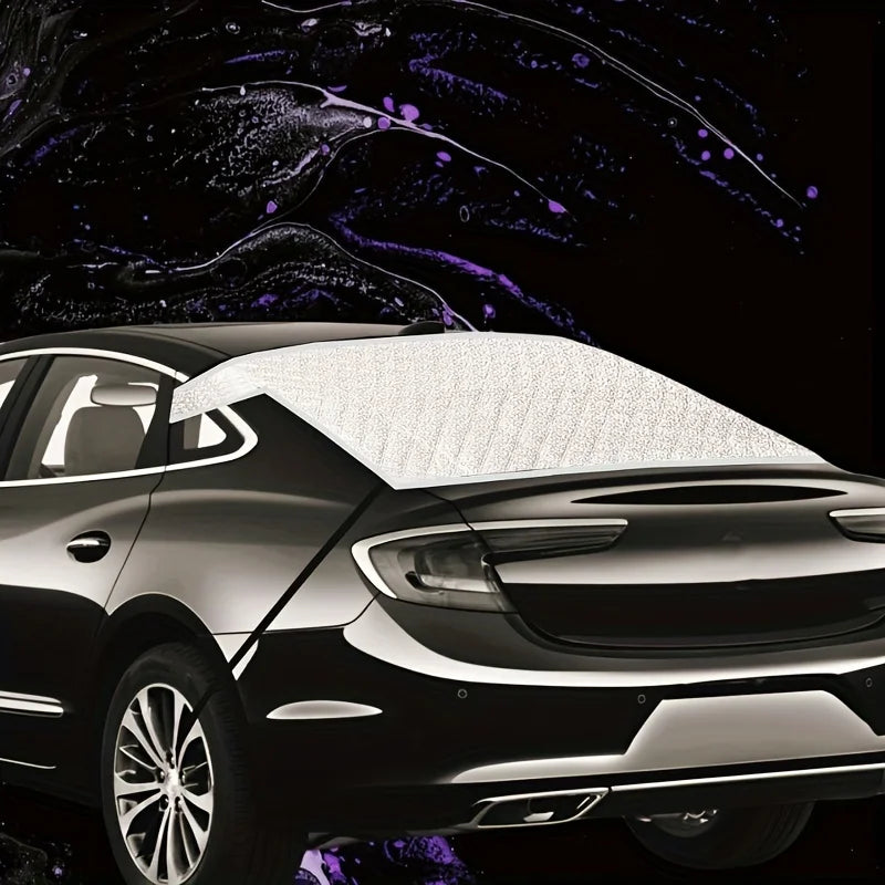 Housse de Protection Lunette Arrière Voiture Anti-Neige 140 x 80 cm