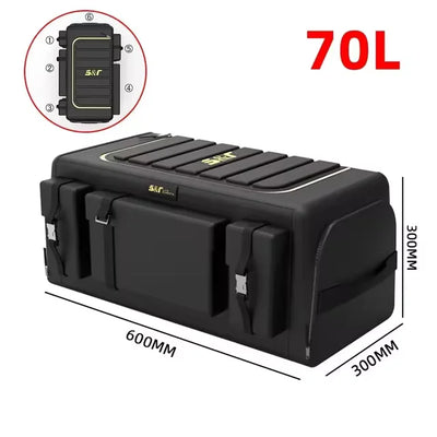Boîte de Rangement de Coffre Voiture Pliable 70 L